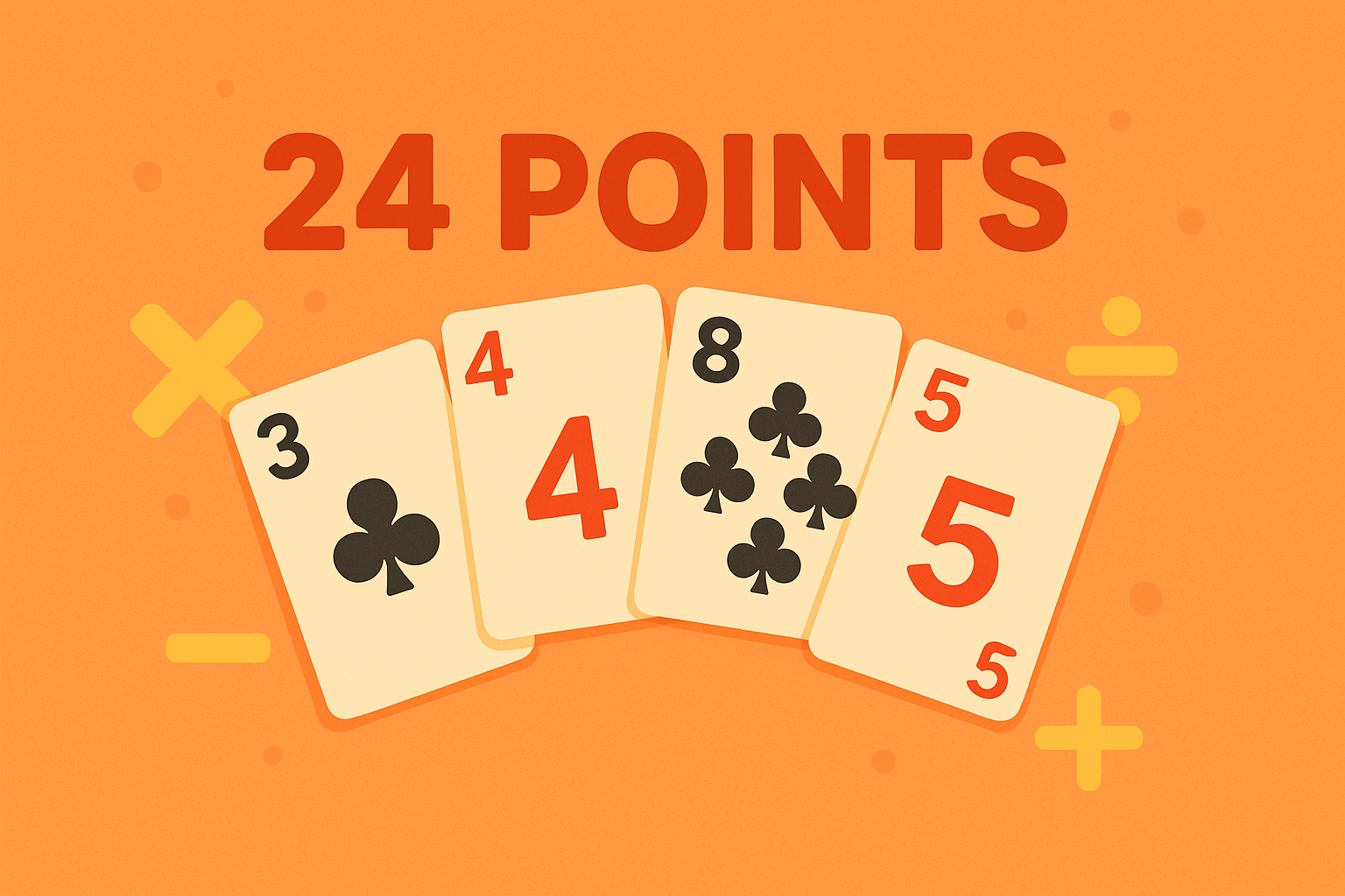 24 Points Game – The Ultimate Maths Card Challenge for Kids and Families | TopTierMaths Discover the fun and brain-boosting 24 Points game! Learn the rules, history, and why it’s a favorite in classrooms and living rooms around the world. Includes tips, a dash of humor, and why this game is perfect for children and parents alike.